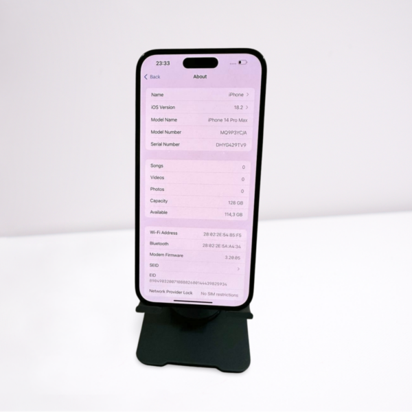 iPhone 14 Pro Max 128Gb Space Black Test rada sajta - Image 6