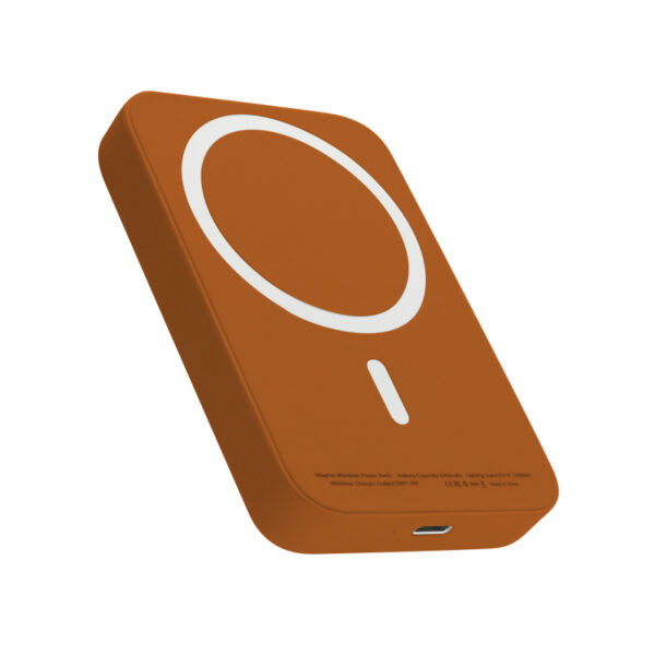 Power bank MagSafe 5000 mAh narandzasti