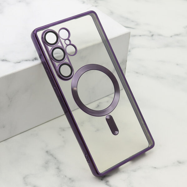 Futrola CAMERA PROTECT MAGSAFE za Samsung S938B Galaxy S25 Ultra 5G ljubicasta