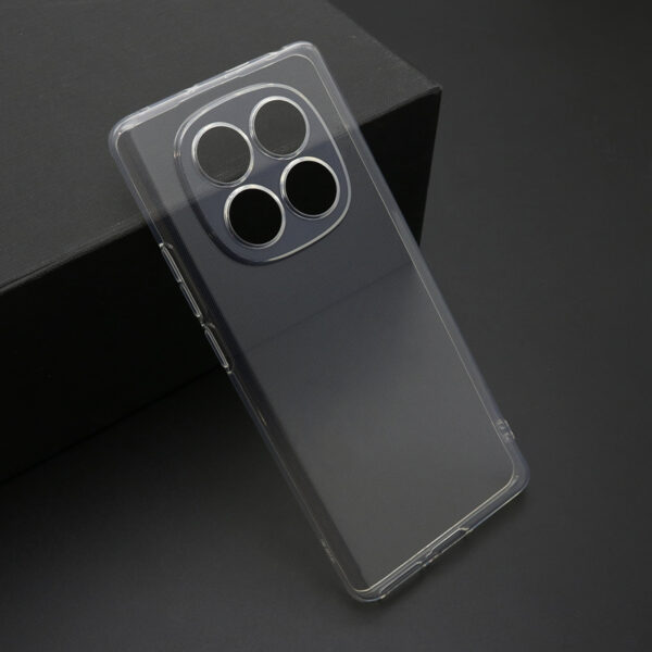 Futrola ULTRA TANKI PROTECT silikon za Xiaomi Redmi Note 14 Pro 4G providna (bela)