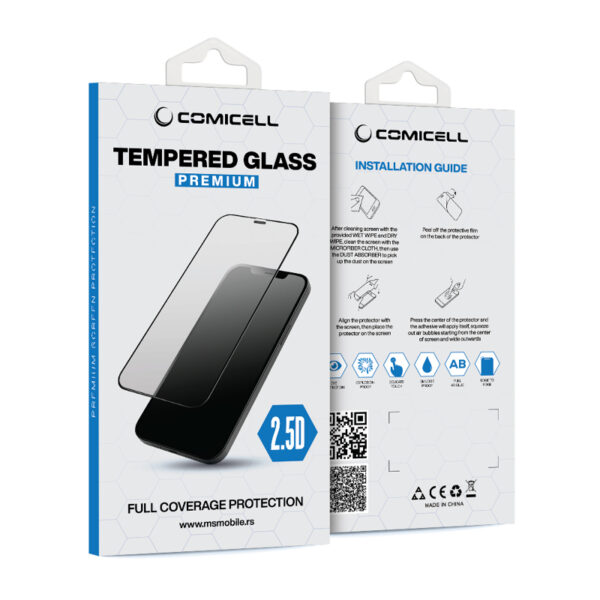 Folija za zastitu ekrana GLASS 2.5D za Iphone 13 mini (5.4) crna